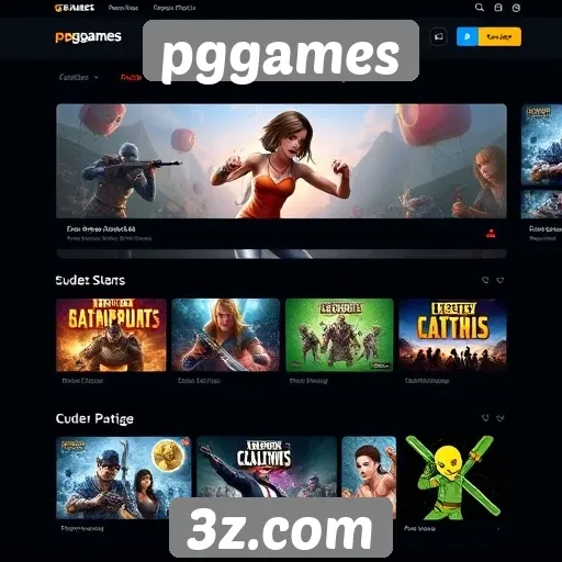 navegação no pggames é simplificada para novos usuários